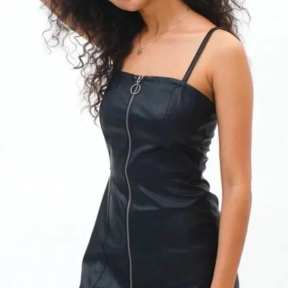 Aeropostale faux leather mini dress Aeropostale faux leather mini dress